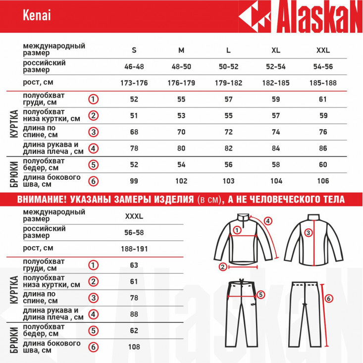 Микрофлисовый комплект Alaskan Kenai черный  M