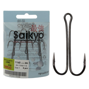 Крючки двойные Saikyo KH-11040 Double Hook (A-Long..