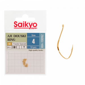 Крючки Saikyo KH-10092 G №04 (10 шт) Крючки Saikyo KH-10092 G №04 (10 шт)