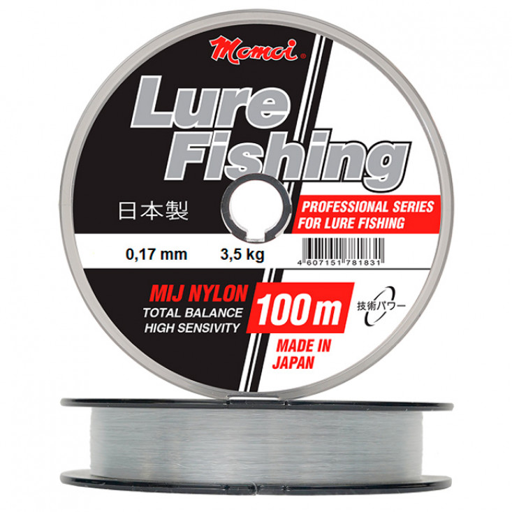 Momoi Lure Fishing, 100 м, прозрачная (0,17 мм, 3,5 кг)